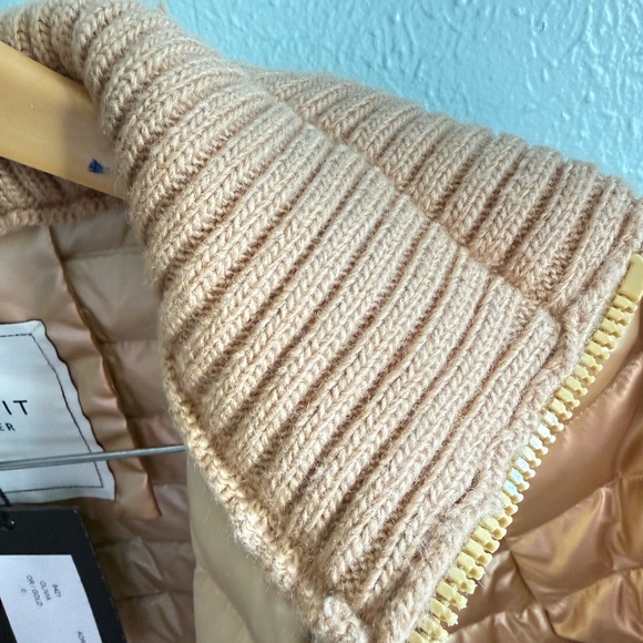 Adroit - Women's Gold Quilted Jacket size 0 NWT - Picture 5 of 8